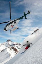 Helitrax heli-ski company takes skiers from Telluride to pristine ski spots across the San Juan Mountains.